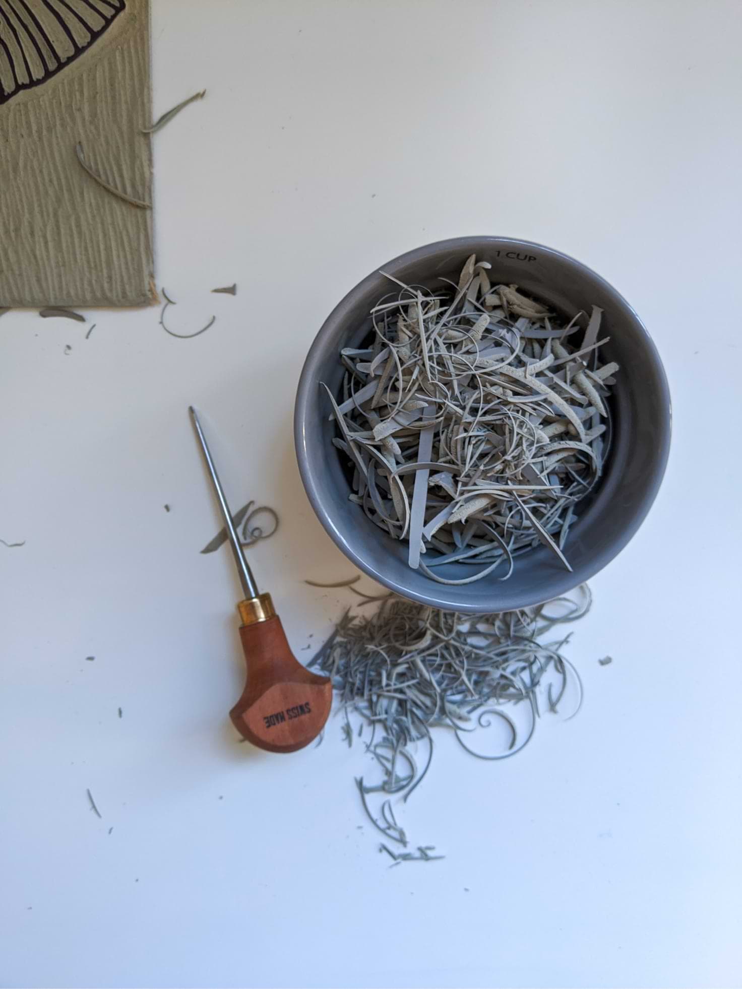 Sharpening Linocut Tools